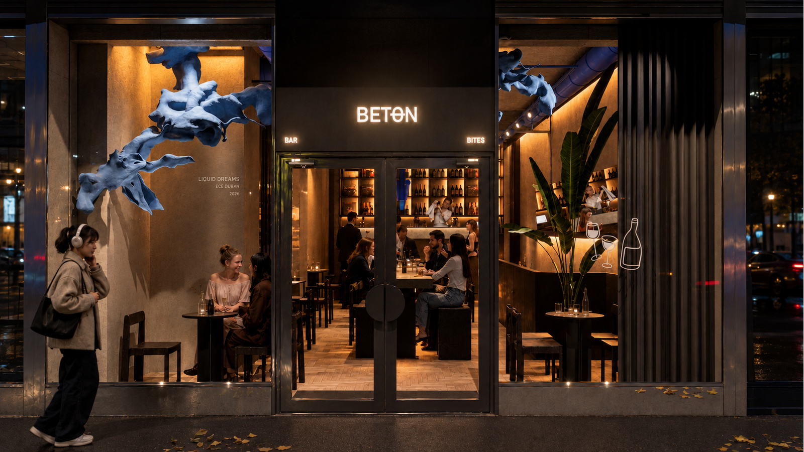 Beton Vienna — Street facade and sculptural installation